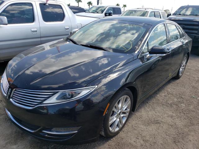 3LN6L2LU4GR631545 - 2016 LINCOLN MKZ HYBRID BLACK photo 2