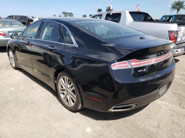 3LN6L2LU4GR631545 - 2016 LINCOLN MKZ HYBRID BLACK photo 3