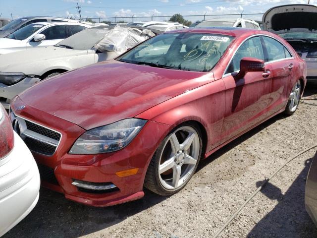 WDDLJ7DB1EA119262 - 2014 MERCEDES-BENZ CLS 550 BURGUNDY photo 2