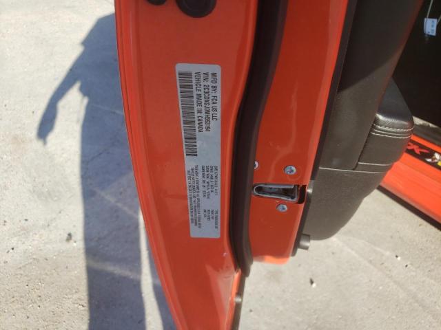 2C3CDXGJ0MH593194 - 2021 DODGE CHARGER SC ORANGE photo 10