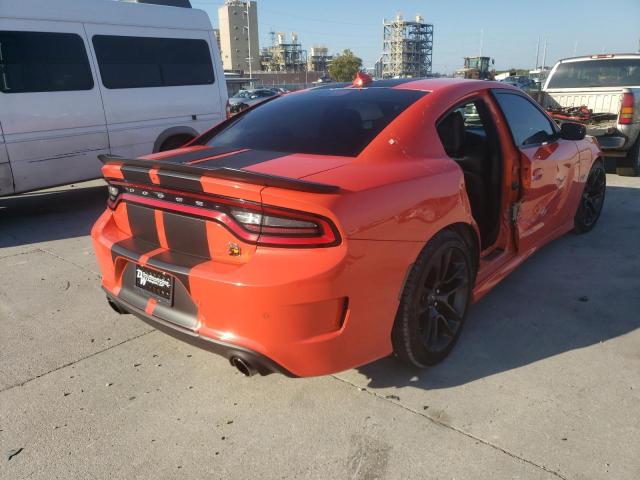 2C3CDXGJ0MH593194 - 2021 DODGE CHARGER SC ORANGE photo 4