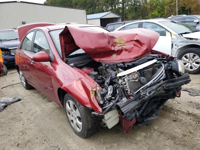 KNAFE222895652853 - 2009 KIA SPECTRA RED photo 1