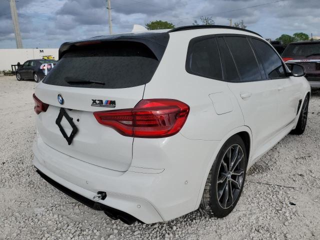 5YMTS0C02LLT10700 - 2020 BMW X3 M COMPE WHITE photo 4