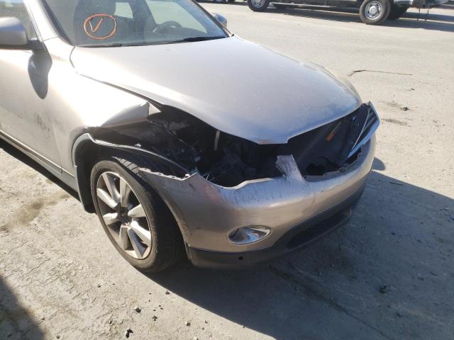 JNKAJ09E48M303060 - 2008 INFINITI EX35 BASE CREAM photo 9