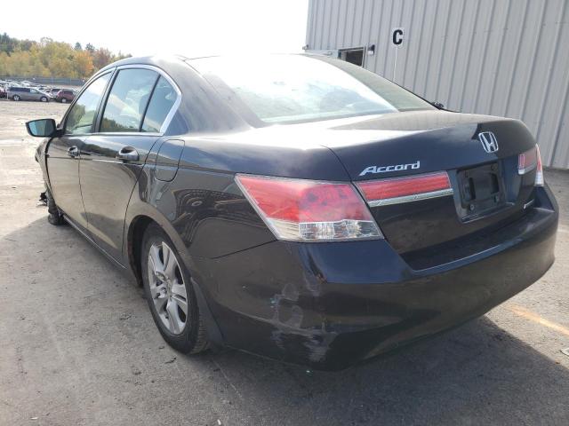 1HGCP2F66BA010255 - 2011 HONDA ACCORD BLACK photo 3