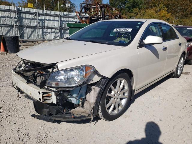 1G1ZG5E78CF203556 - 2012 CHEVROLET MALIBU LTZ თეთრი ფოტო 2