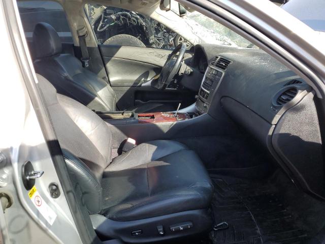 JTHCK262162006056 - 2006 LEXUS IS 250 SILVER photo 5