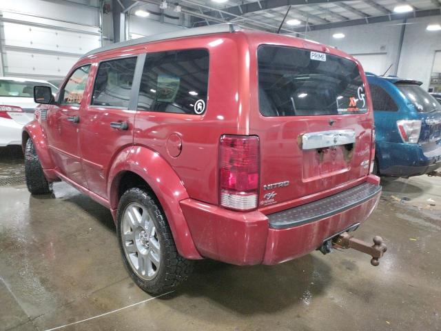 1D8GU58628W102371 - 2008 DODGE NITRO R/T RED photo 3