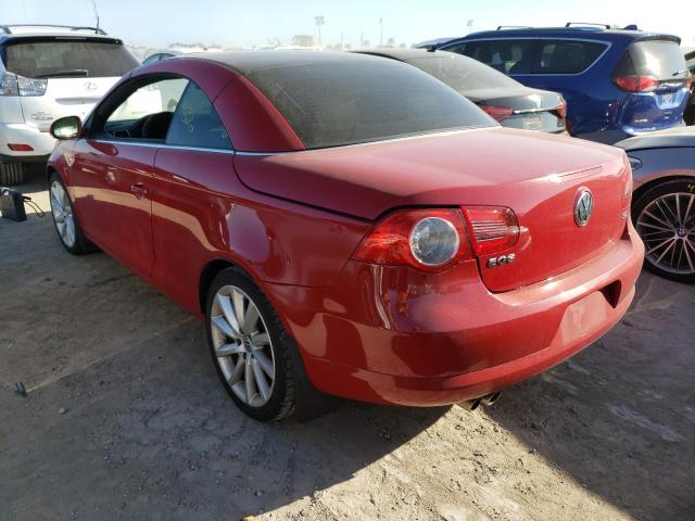 WVWDB71FX7V038680 - 2007 VOLKSWAGEN EOS 3.2L S RED photo 3