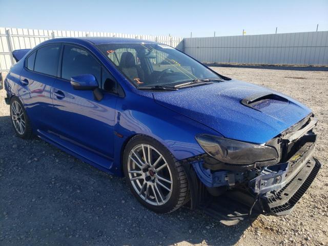 JF1VA1G61H9819373 - 2017 SUBARU WRX LIMITE BLUE photo 1