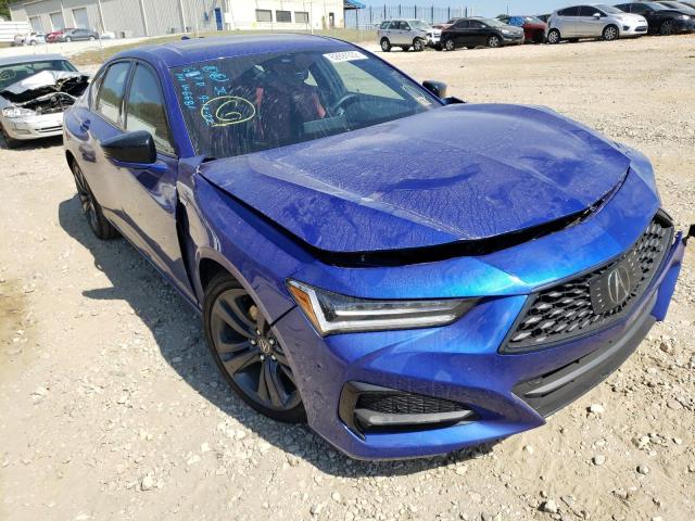 19UUB5F50MA016681 - 2021 ACURA TLX TECH A BLUE photo 1