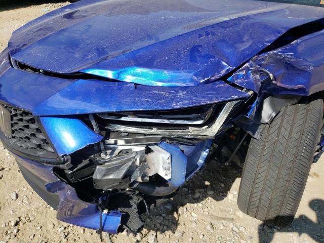 19UUB5F50MA016681 - 2021 ACURA TLX TECH A BLUE photo 9