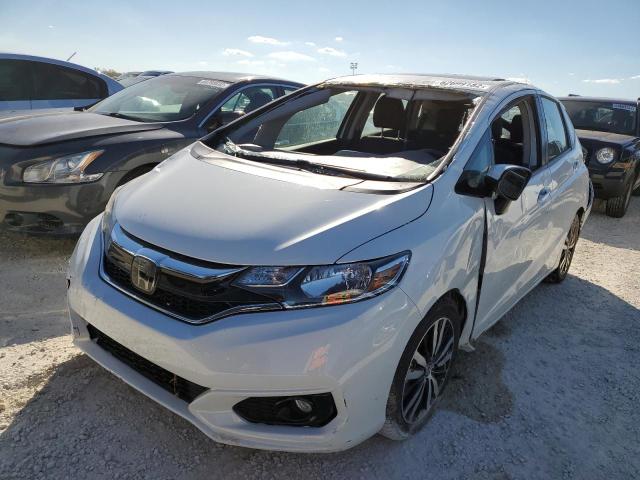 3HGGK5H86KM705094 - 2019 HONDA FIT EX WHITE photo 2