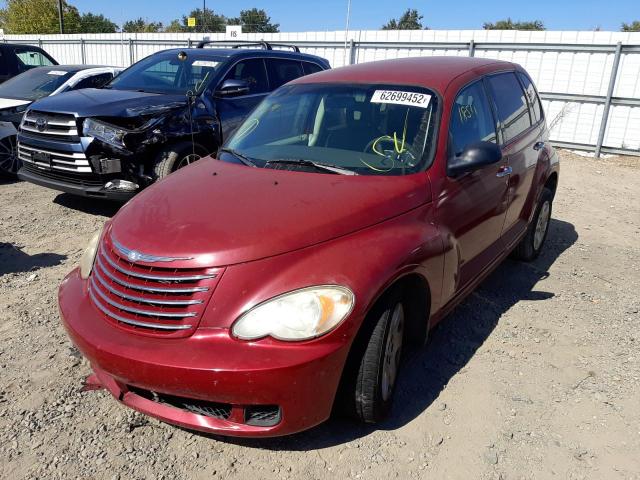 3A4FY58B87T541777 - 2007 CHRYSLER PT CRUISER RED photo 2