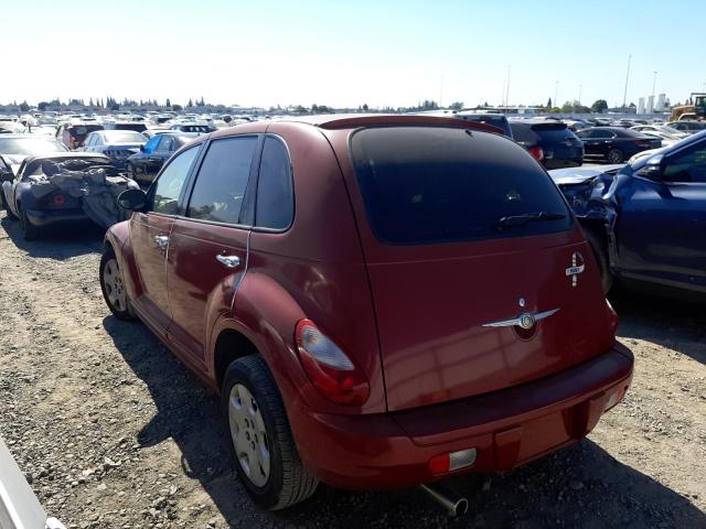 3A4FY58B87T541777 - 2007 CHRYSLER PT CRUISER RED photo 3