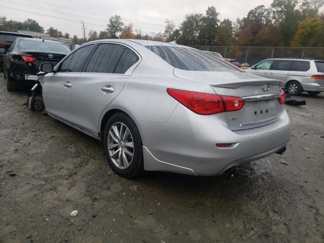 JN1FV7AR6GM451876 - 2016 INFINITI Q50 RED SP SILVER photo 3