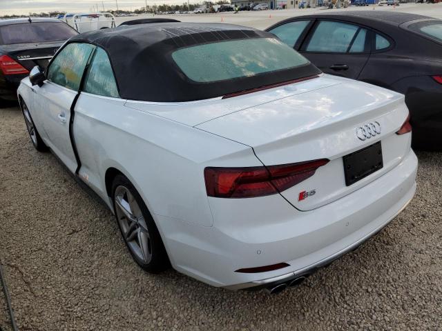 WAU24GF5XJN010707 - 2018 AUDI S5 PRESTIG WHITE photo 3