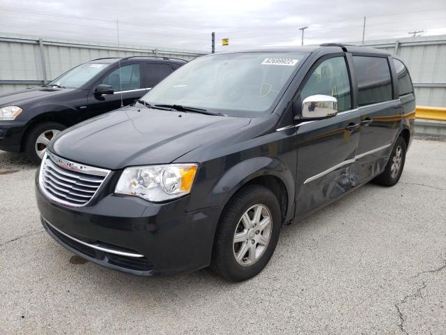 2C4RC1CGXCR143982 - 2012 CHRYSLER TOWN & COU GRAY photo 2