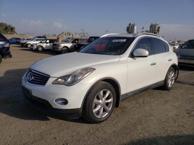 JNKAJ09F38M359550 - 2008 INFINITI EX35 BASE WHITE photo 2