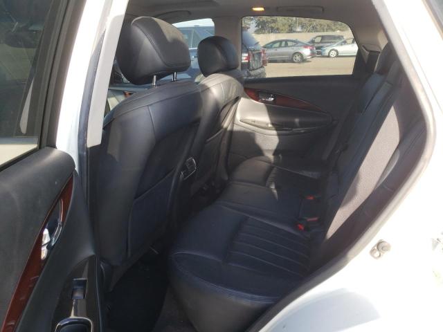 JNKAJ09F38M359550 - 2008 INFINITI EX35 BASE WHITE photo 6