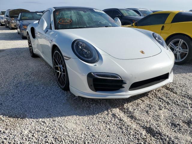 WP0AD2A94FS166990 - 2015 PORSCHE 911 TURBO WHITE photo 1