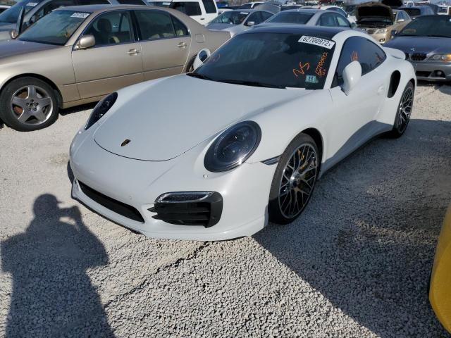 WP0AD2A94FS166990 - 2015 PORSCHE 911 TURBO WHITE photo 2