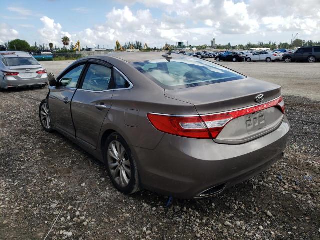 KMHFG4JG7DA221860 - 2013 HYUNDAI AZERA GRAY photo 3