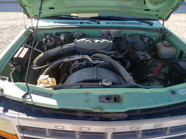 1B7GG26X8TS669734 - 1996 DODGE DAKOTA GREEN photo 7