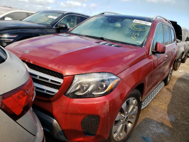 4JGDF6EE7JB127112 - 2018 MERCEDES-BENZ GLS 450 4M RED photo 2