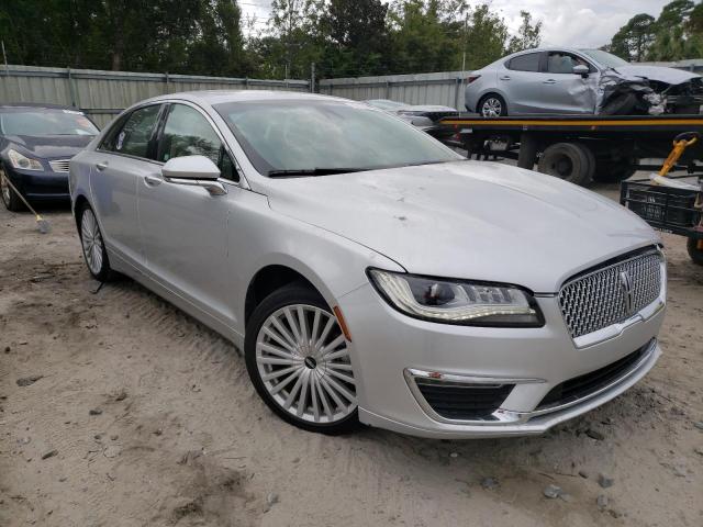 3LN6L5MU6HR639647 - 2017 LINCOLN MKZ HYBRID SILVER photo 1