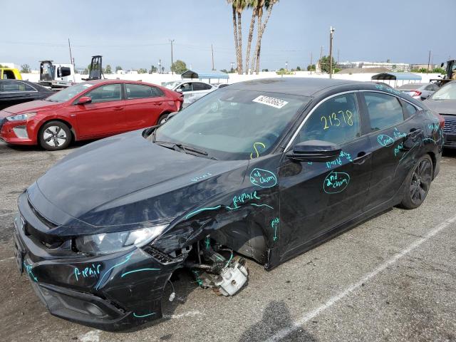 2HGFC2F88LH572820 - 2020 HONDA CIVIC SPOR 黑色 照片 2