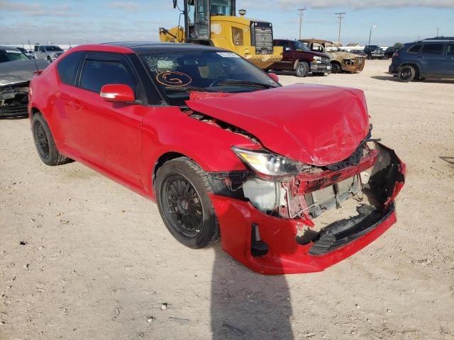 JTKJF5C72FJ001381 - 2015 TOYOTA SCION TC 红色 照片 1