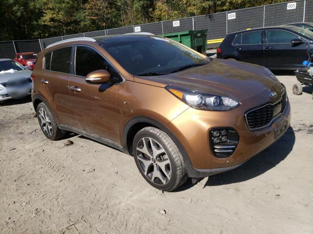 KNDPRCA68H7189041 - 2017 KIA SPORTAGE S BROWN photo 1