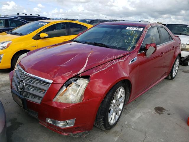 1G6DM5ED6B0120437 - 2011 CADILLAC CTS PERFOR წითელი ფოტო 2