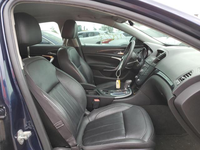 2G4GR5EK0C9142589 - 2012 BUICK REGAL BLUE photo 5