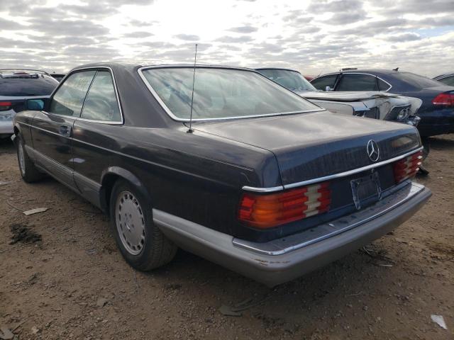 WDBCA45D5JA415399 - 1988 MERCEDES-BENZ 560 SEC BLACK photo 3