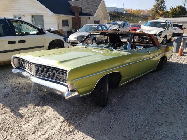 8W66Z217154 - 1968 FORD LTD GREEN photo 2