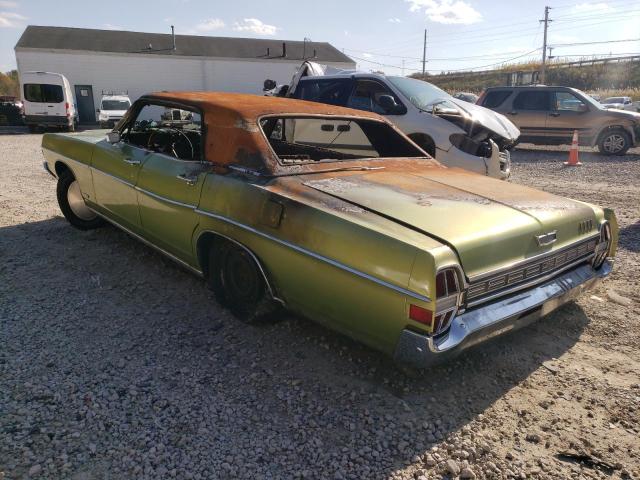 8W66Z217154 - 1968 FORD LTD GREEN photo 3