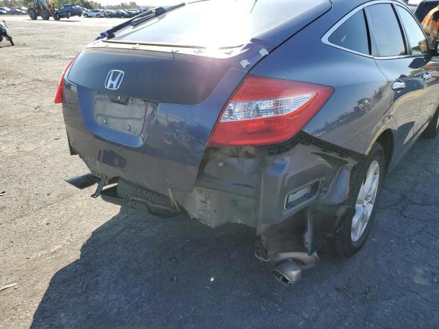 5J6TF2H57CL004552 - 2012 HONDA CROSSTOUR BLUE photo 9