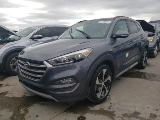 KM8J33A22JU669213 - 2018 HYUNDAI TUCSON VAL GRAY photo 2