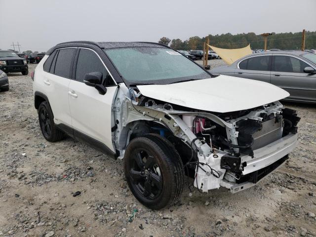 2T3E6RFV8MW027203 - 2021 TOYOTA RAV4 XSE WHITE photo 1