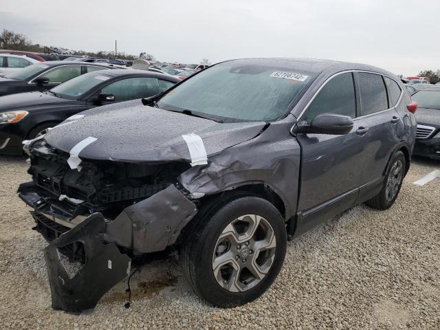 7FARW1H84KE021240 - 2019 HONDA CR-V EXL GRAY photo 2