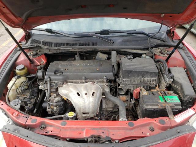 4T1BE46K87U067695 - 2007 TOYOTA CAMRY LE A RED photo 7