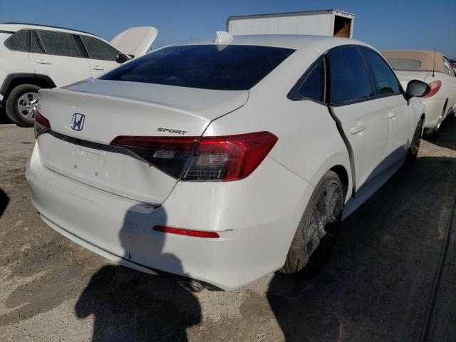 2HGFE2F54NH599628 - 2022 HONDA CIVIC SPOR 白色 照片 4
