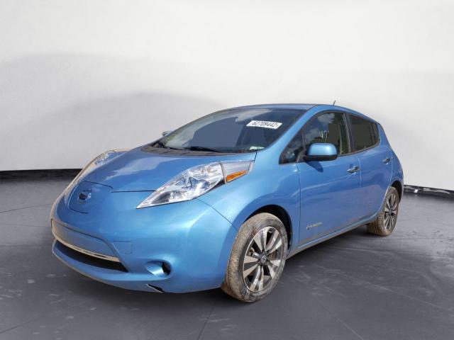 1N4AZ0CP9DC412902 - 2013 NISSAN LEAF S BLUE photo 2