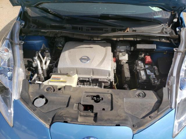 1N4AZ0CP9DC412902 - 2013 NISSAN LEAF S BLUE photo 7