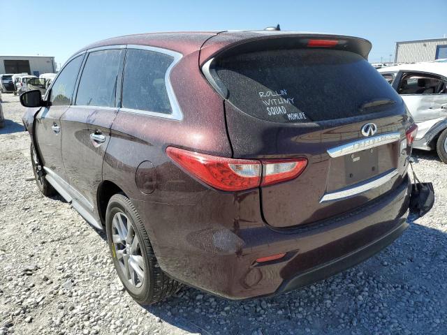 5N1AL0MM9DC339266 - 2013 INFINITI JX35 RED photo 3