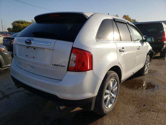 2FMDK3KC8EBA94263 - 2014 FORD EDGE LIMIT WHITE photo 4