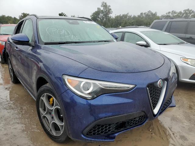 ZASFAKPN9J7B92118 - 2018 ALFA ROMEO STELVIO SP BLUE photo 1