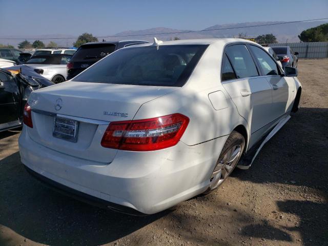 WDDHF2EB1BA349985 - 2011 MERCEDES-BENZ E 350 BLUE WHITE photo 4